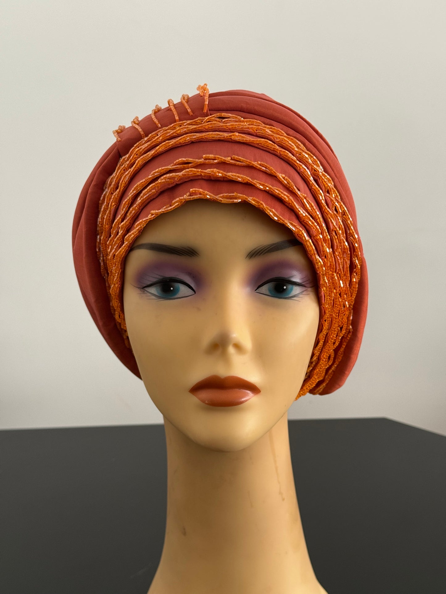 Turban perlé