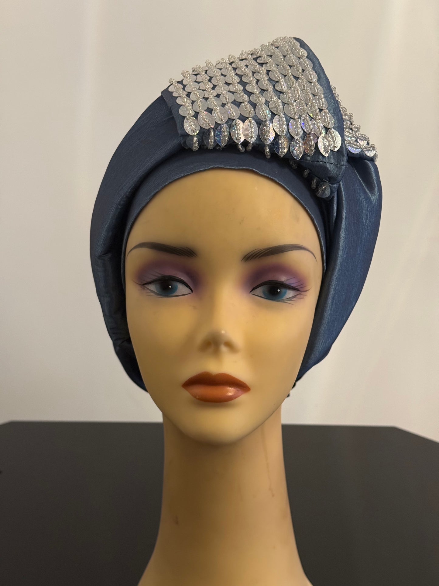 Turban perlé