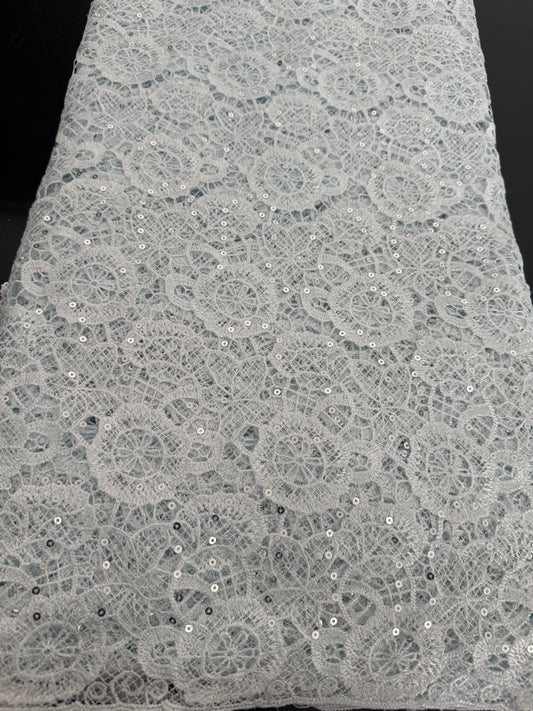 Guipure à sequins
